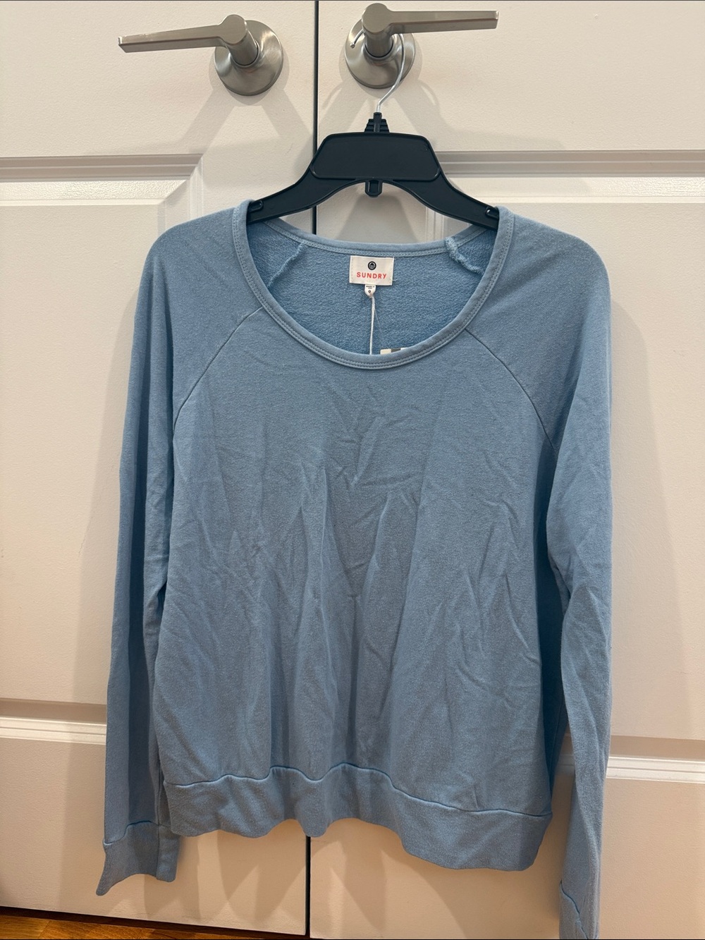 Sundry Casual Light Blue Crewneck Sweatshirt